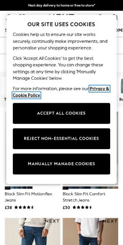 Mobile page screenshot