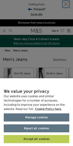 Mobile page screenshot