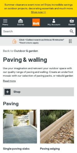 Mobile page screenshot