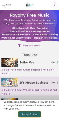 Mobile page screenshot