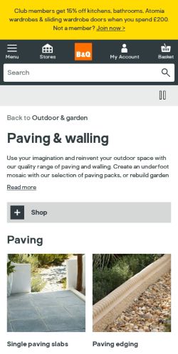 Mobile page screenshot