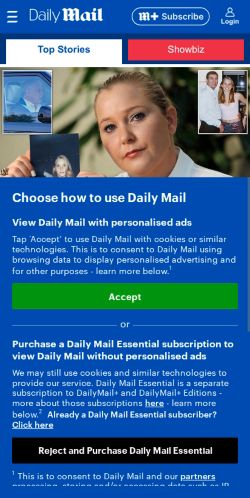 Mobile page screenshot