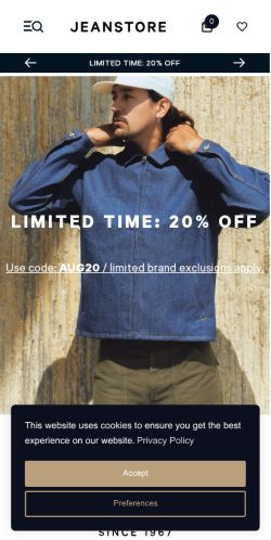 Mobile page screenshot