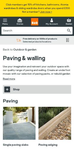 Mobile page screenshot