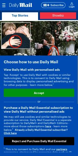 Mobile page screenshot