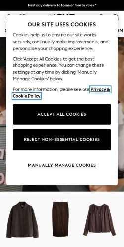 Mobile page screenshot