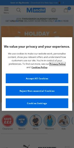 Mobile page screenshot