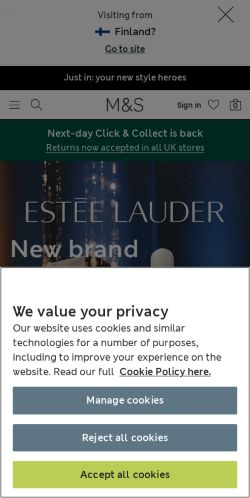 Mobile page screenshot