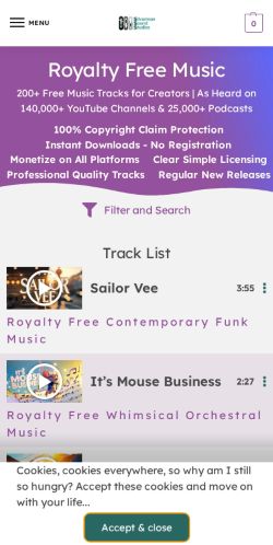 Mobile page screenshot