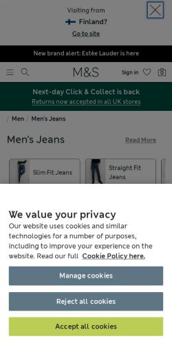 Mobile page screenshot