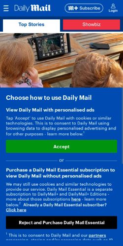 Mobile page screenshot