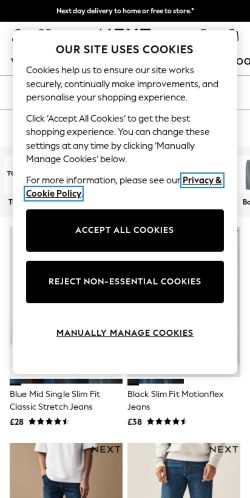 Mobile page screenshot