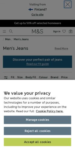 Mobile page screenshot