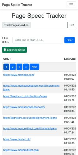 Mobile page screenshot