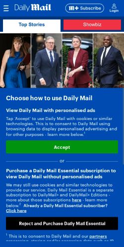 Mobile page screenshot