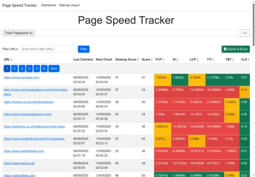 Desktop page screenshot