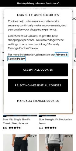 Mobile page screenshot
