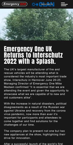 Mobile page screenshot