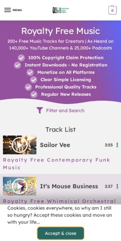 Mobile page screenshot