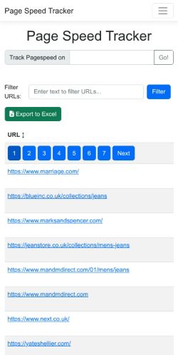 Mobile page screenshot