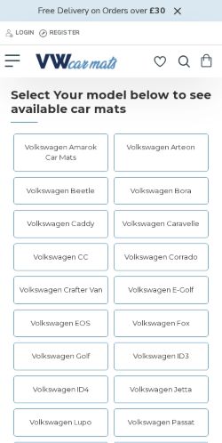 Mobile page screenshot