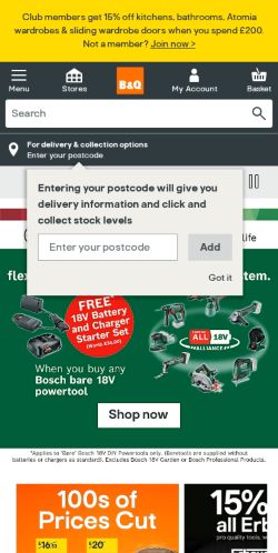 Mobile page screenshot