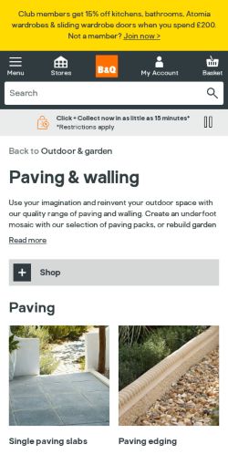 Mobile page screenshot