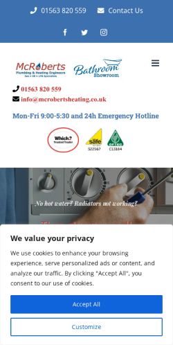 Mobile page screenshot