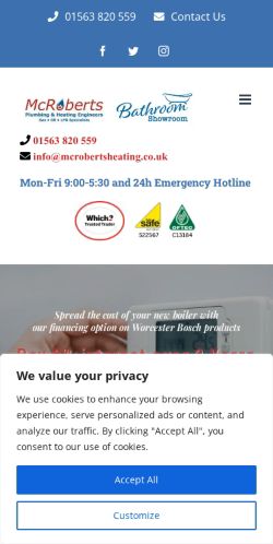 Mobile page screenshot