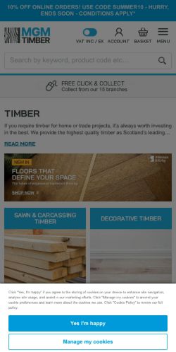 Mobile page screenshot