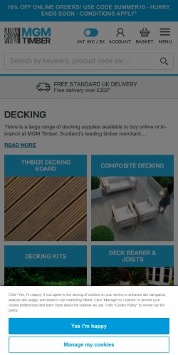 Mobile page screenshot