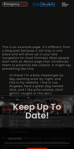 Mobile page screenshot