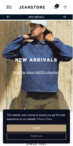 Mobile page screenshot