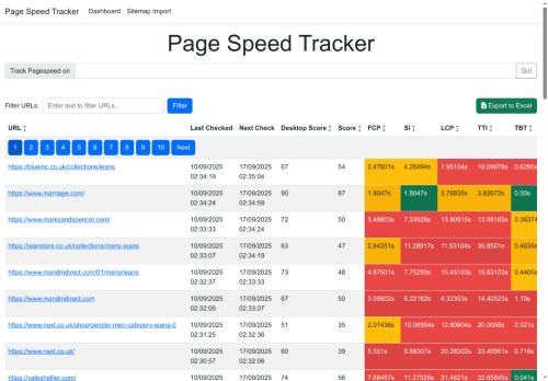 Desktop page screenshot
