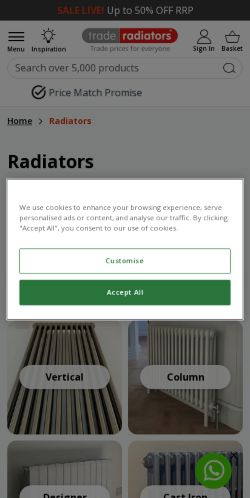 Mobile page screenshot