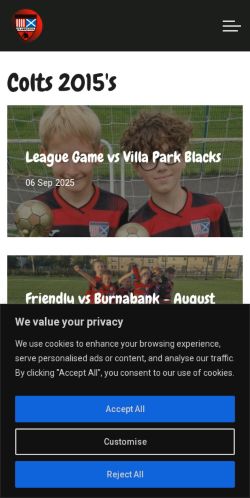 Mobile page screenshot