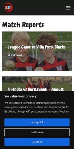 Mobile page screenshot