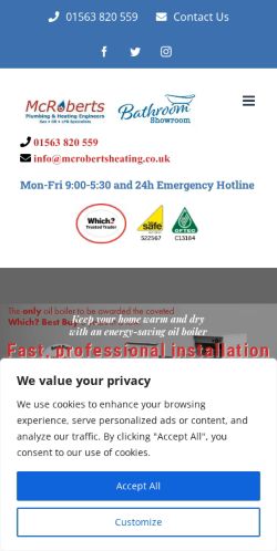 Mobile page screenshot