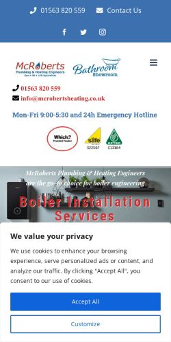 Mobile page screenshot