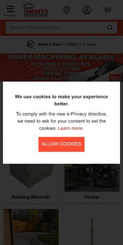 Mobile page screenshot