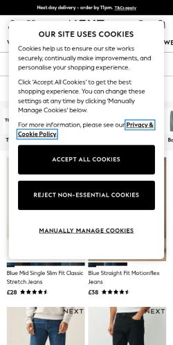 Mobile page screenshot