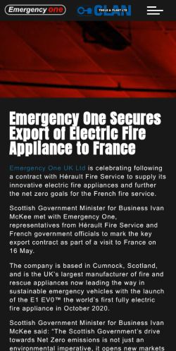 Mobile page screenshot