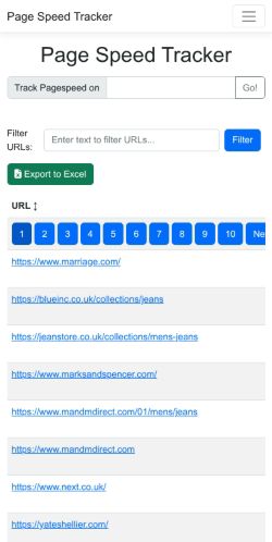 Mobile page screenshot