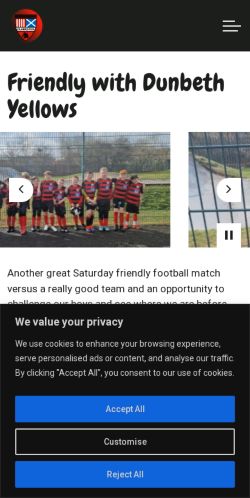 Mobile page screenshot