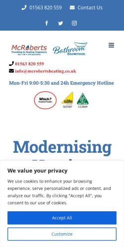 Mobile page screenshot