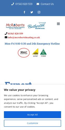 Mobile page screenshot