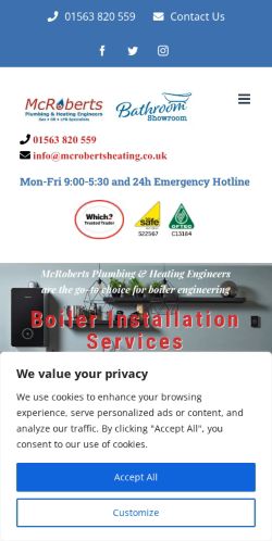 Mobile page screenshot