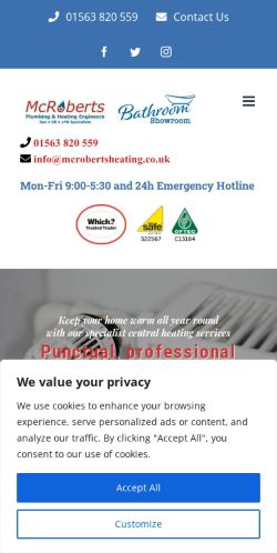 Mobile page screenshot