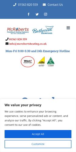 Mobile page screenshot