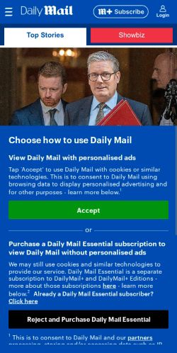 Mobile page screenshot